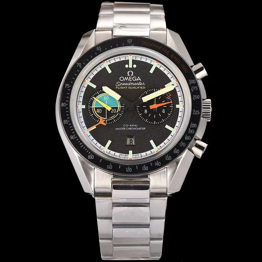 Omega Steel Black Dial - Hình 3