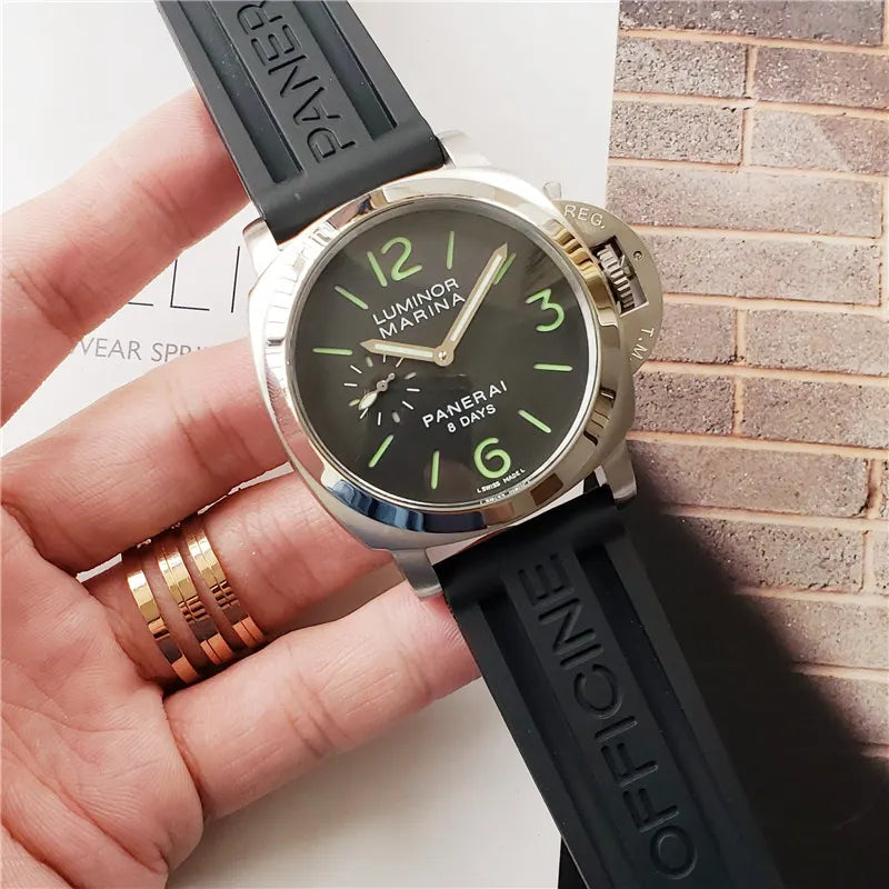 Panerai Luminor Marina Steel Black Rubber - Hình 2
