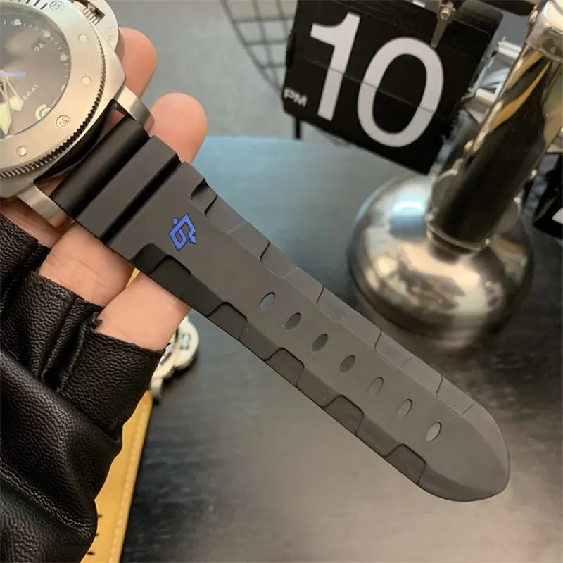 Panerai Black Rubber Flyback Chronograph - Hình 4
