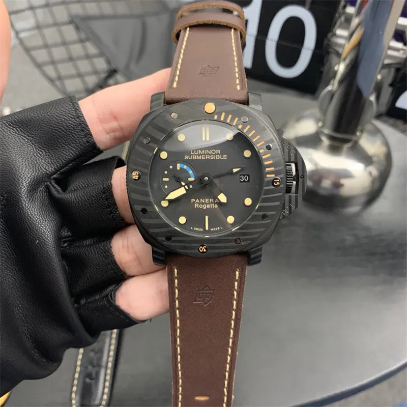 Panerai Carbon Fiber Black Dial - Hình 3
