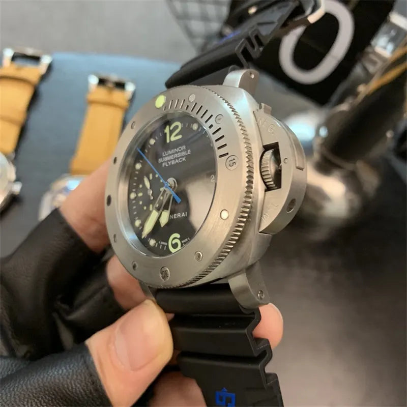 Panerai Submersible Flyback Steel - Hình 6