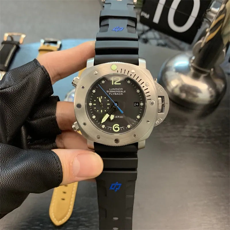 Panerai Submersible Flyback Steel - Hình 3