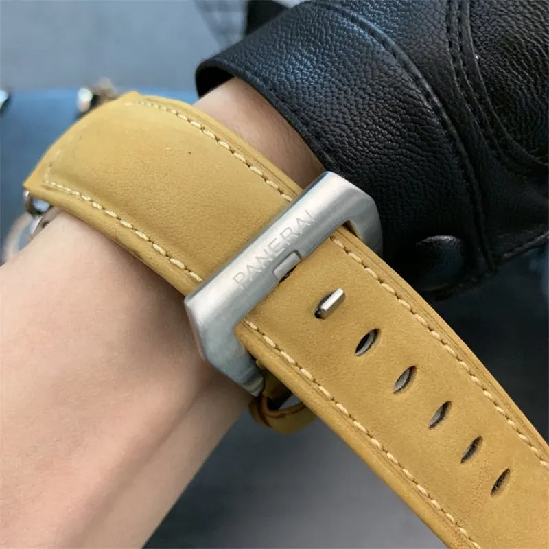 Vintage Style Black Dial Watch - Hình 2