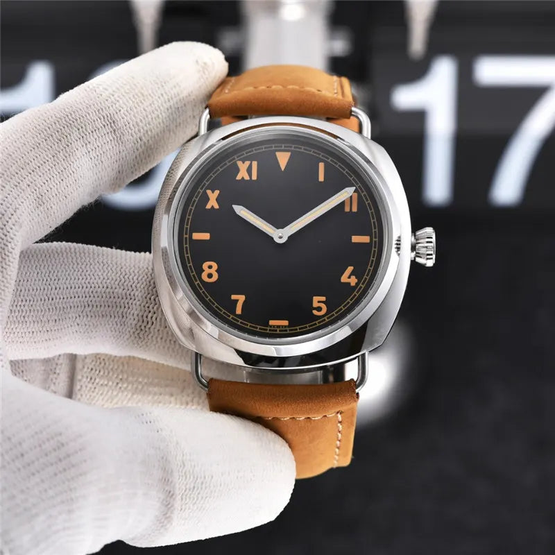 Vintage Style Black Watch - Hình 9