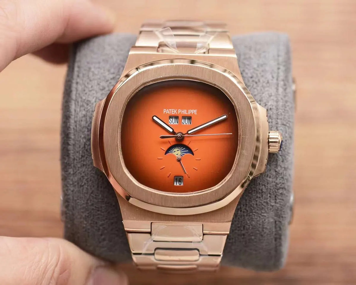 rose Patek Philippe Orange Dial