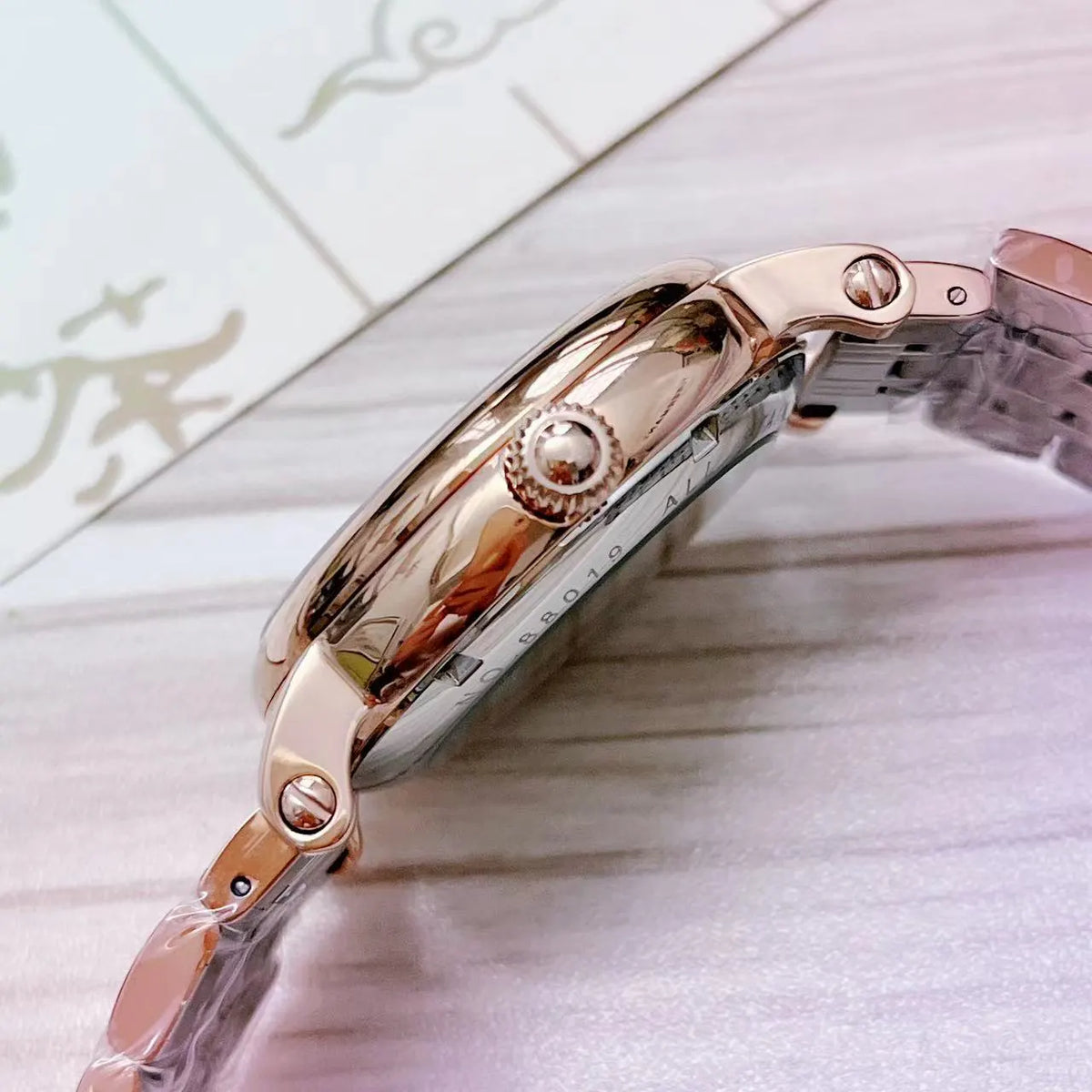 rose Patek Philippe Skeleton - Hình 3