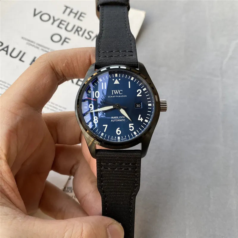 IWC Mark XVIII Blue Dial - Hình 2