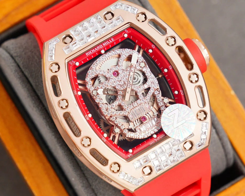 rose Richard Mille Skull Diamond - Hình 6
