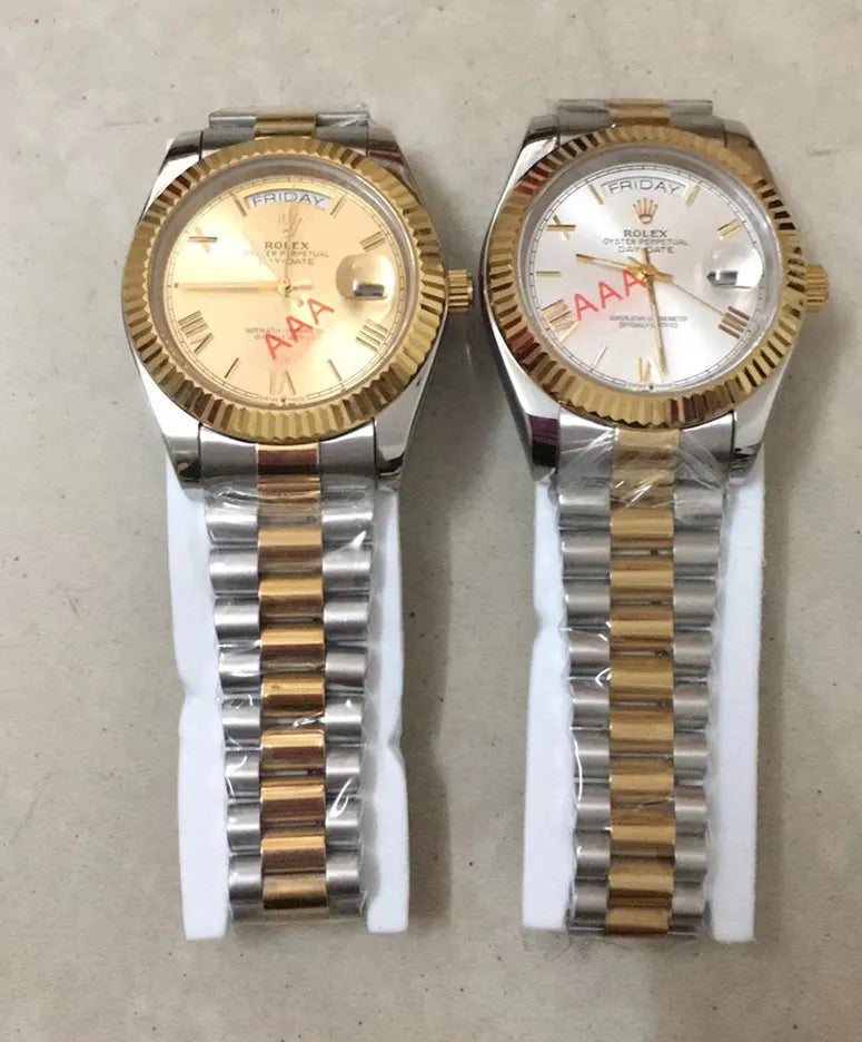 day Rolex Gold Fluted Champagne - Hình 14