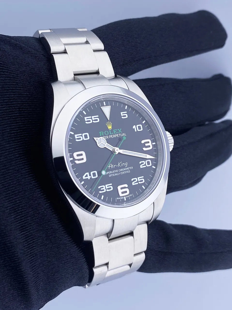 Rolex Air-King Black Dial - Hình 3