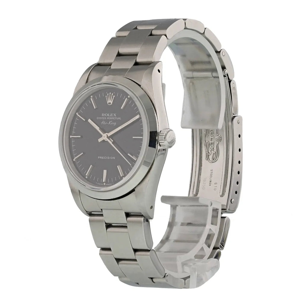 Vintage Rolex Air-King Black - Hình 3