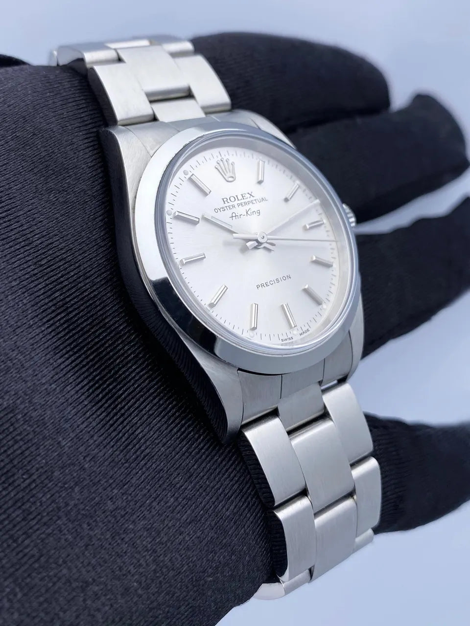 Rolex Air-King Silver Precision - Hình 4