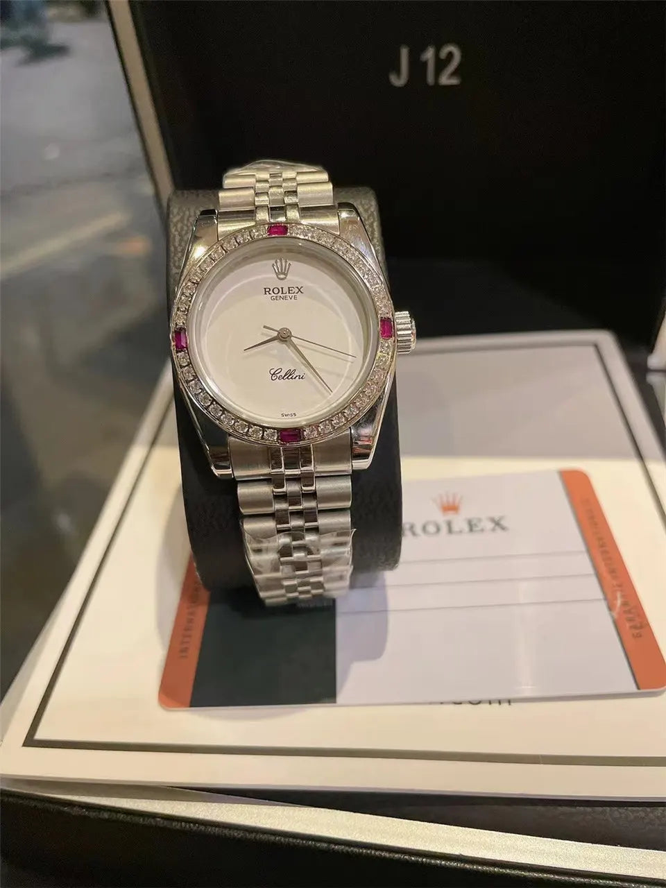Rolex Cellini Diamond Ruby - Hình 6