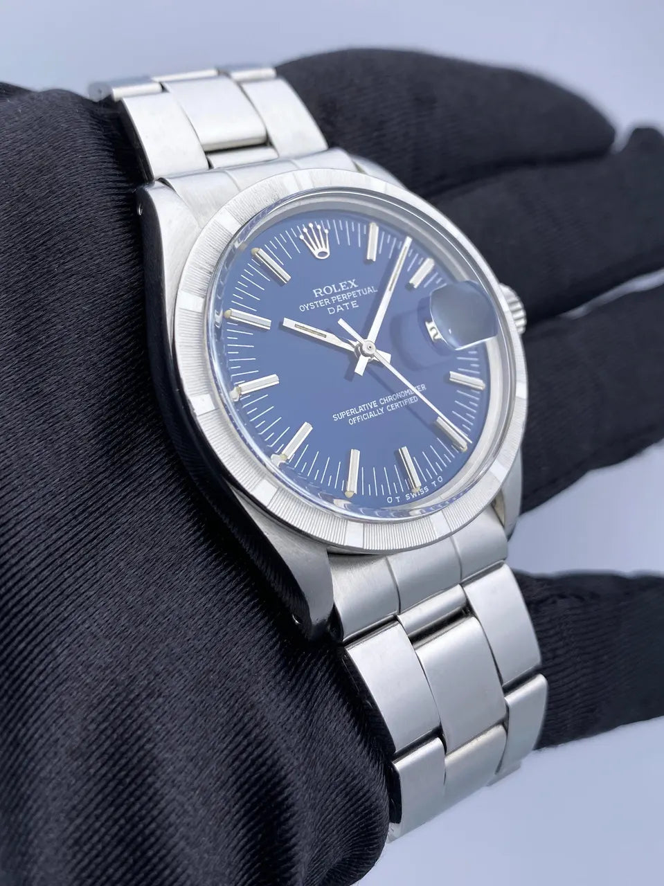 Rolex Blue Dial Date - Hình 3
