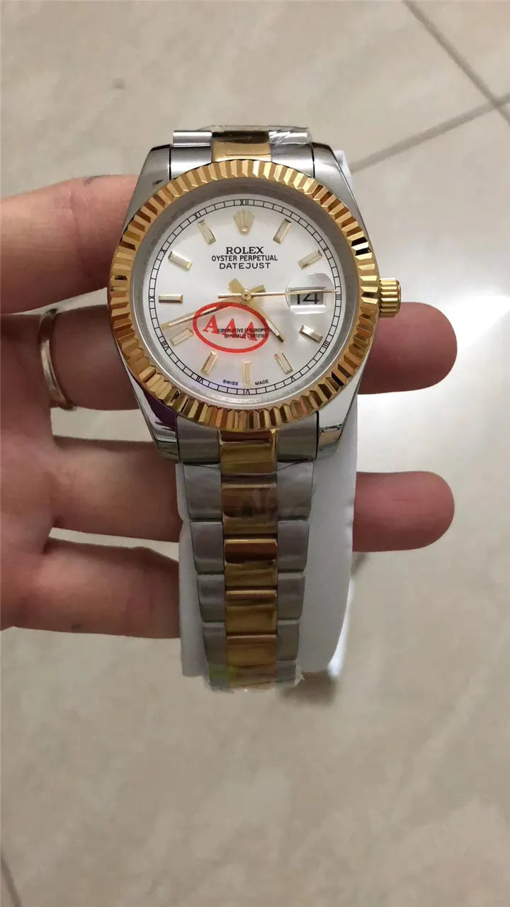 Rolex Datejust Slate Dial two - Hình 4