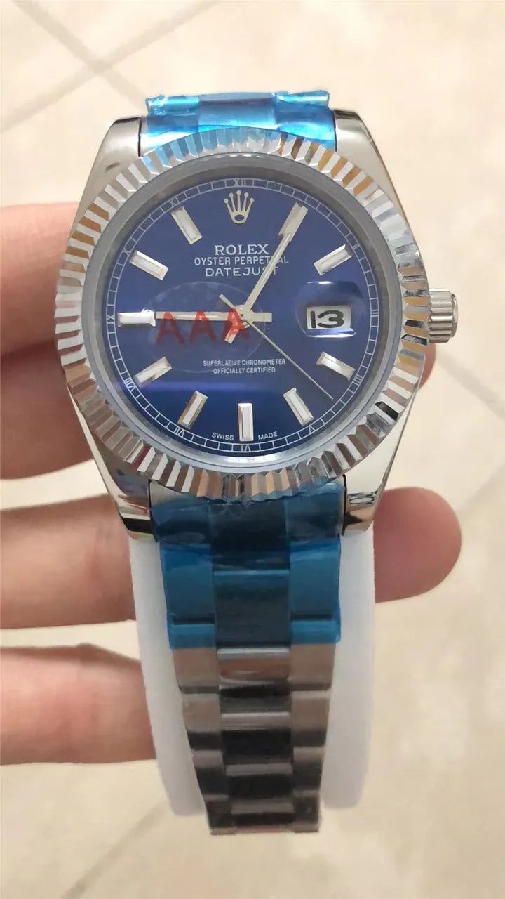 Rolex Datejust Slate Dial two - Hình 25