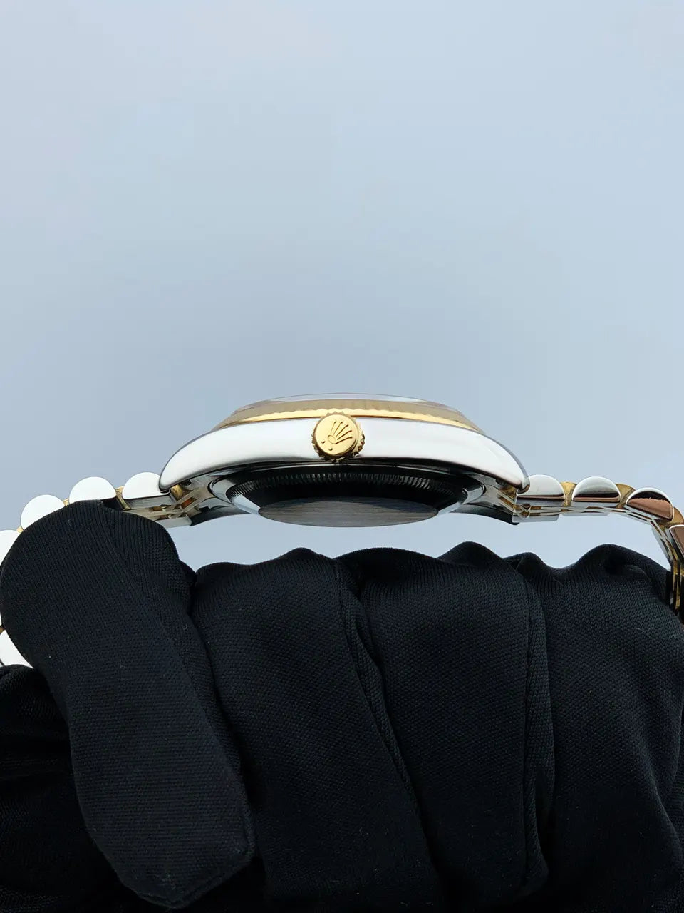 Rolex Black Motif Dial Two-Tone - Hình 2