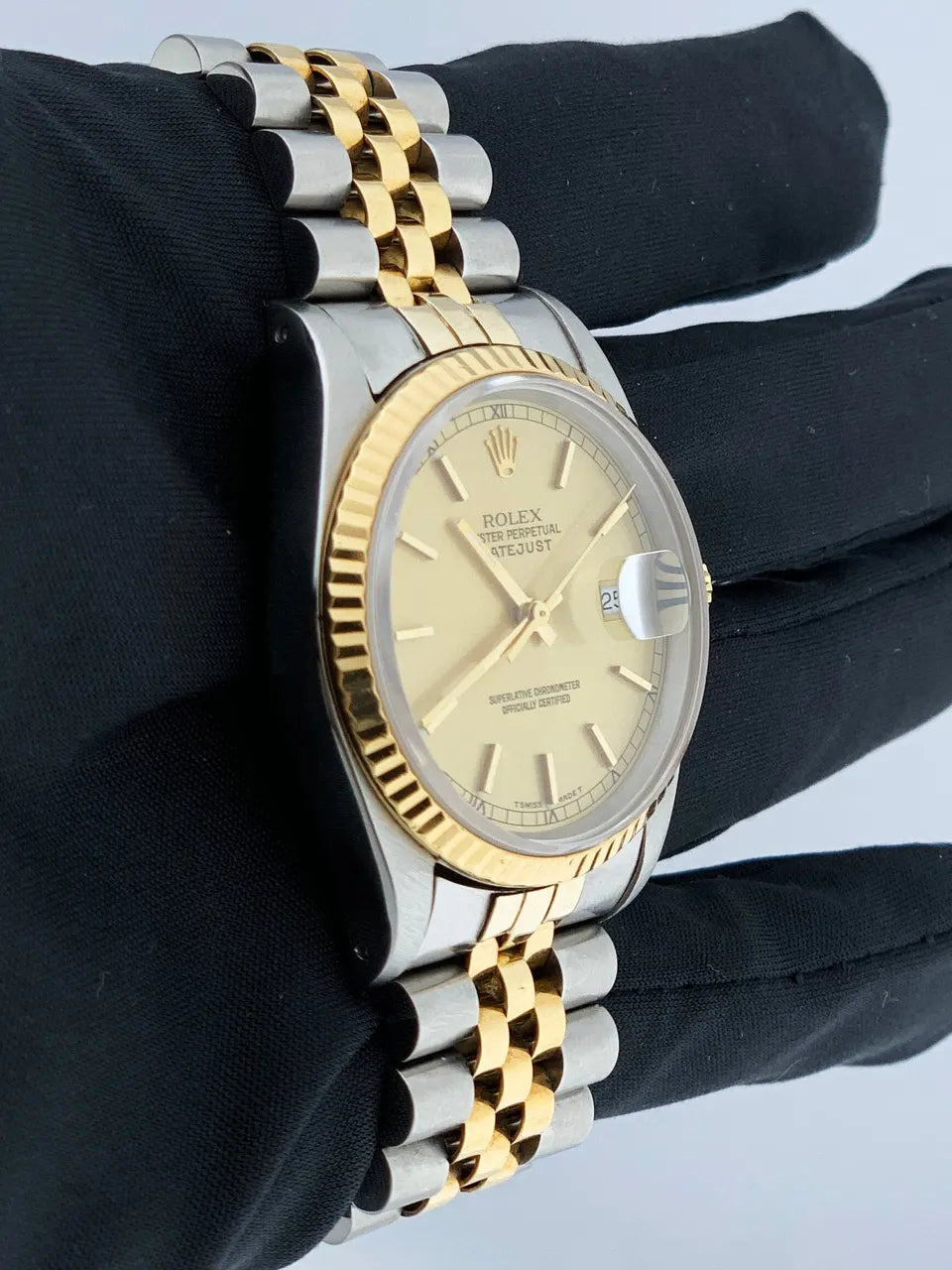 Rolex Two-Tone Champagne Datejust gold - Hình 10