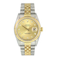 datejust two Rolex Gold Diamond Dial