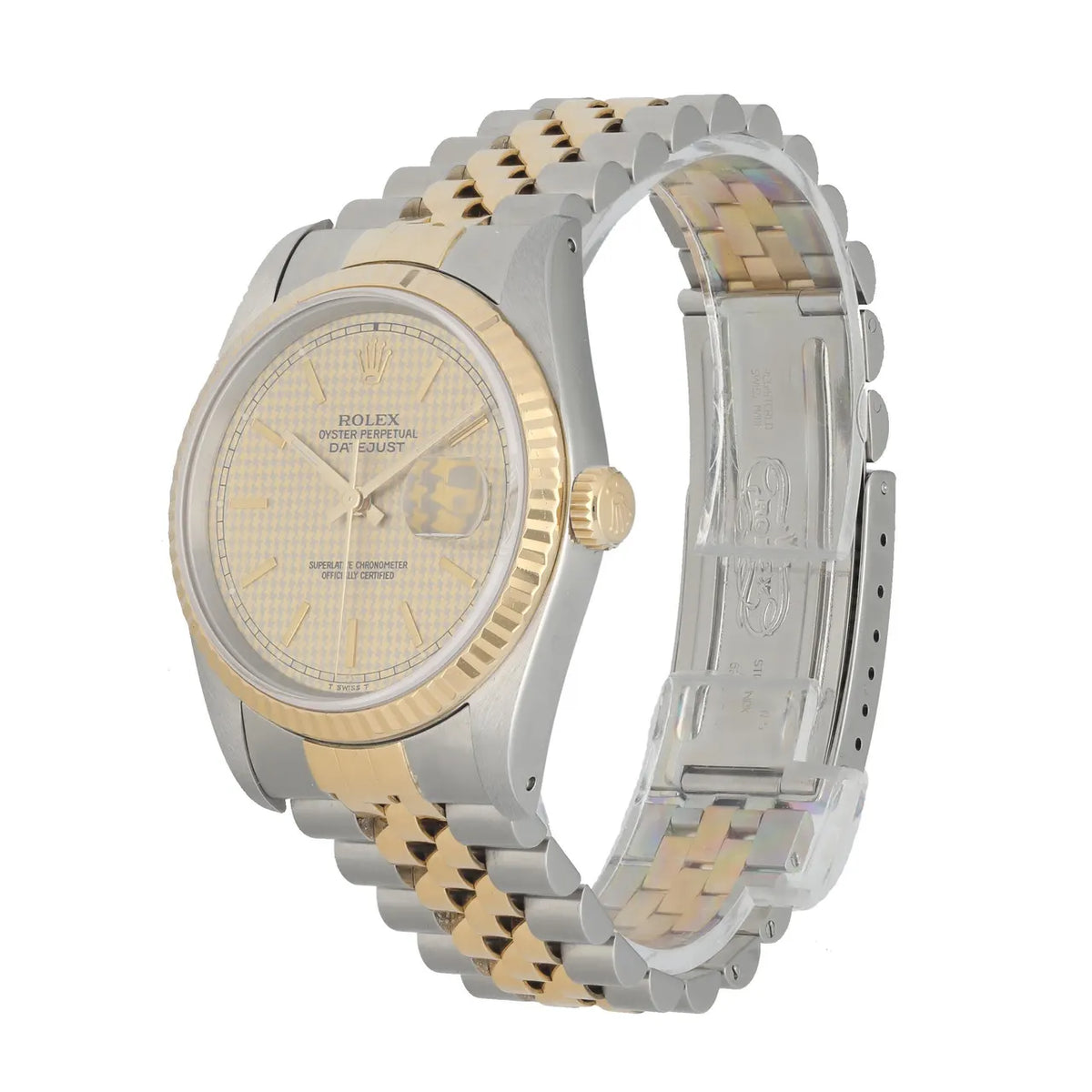 two Rolex Datejust Houndstooth Dial - Hình 2