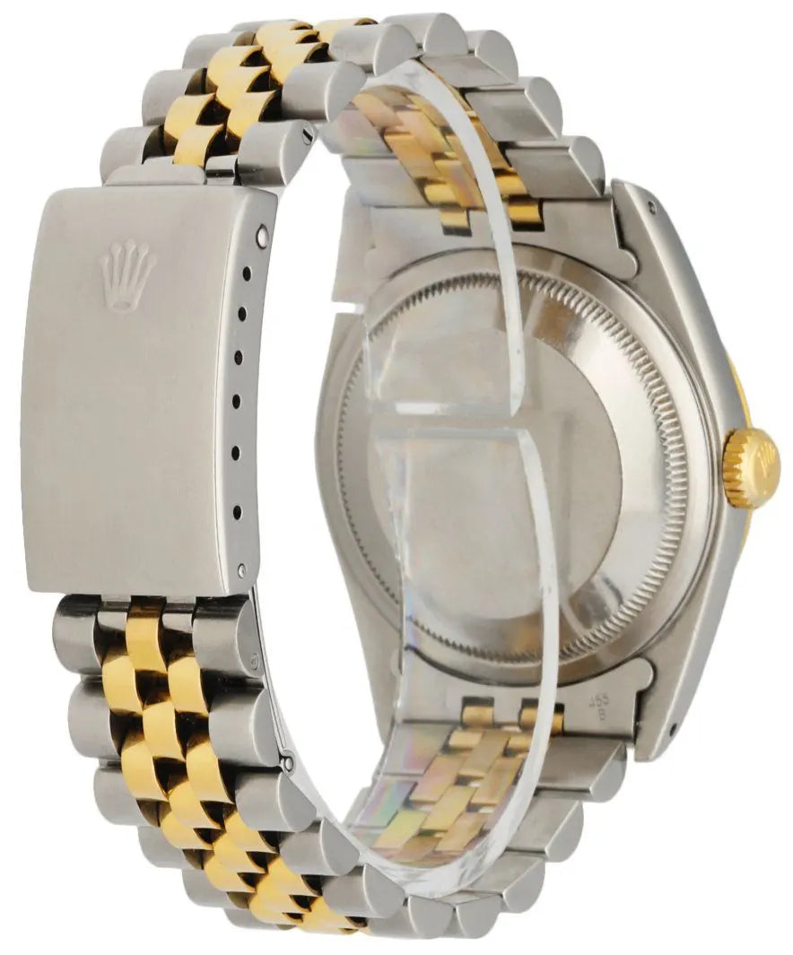datejust Rolex Black Dial Two-Tone Jubilee - Hình 4