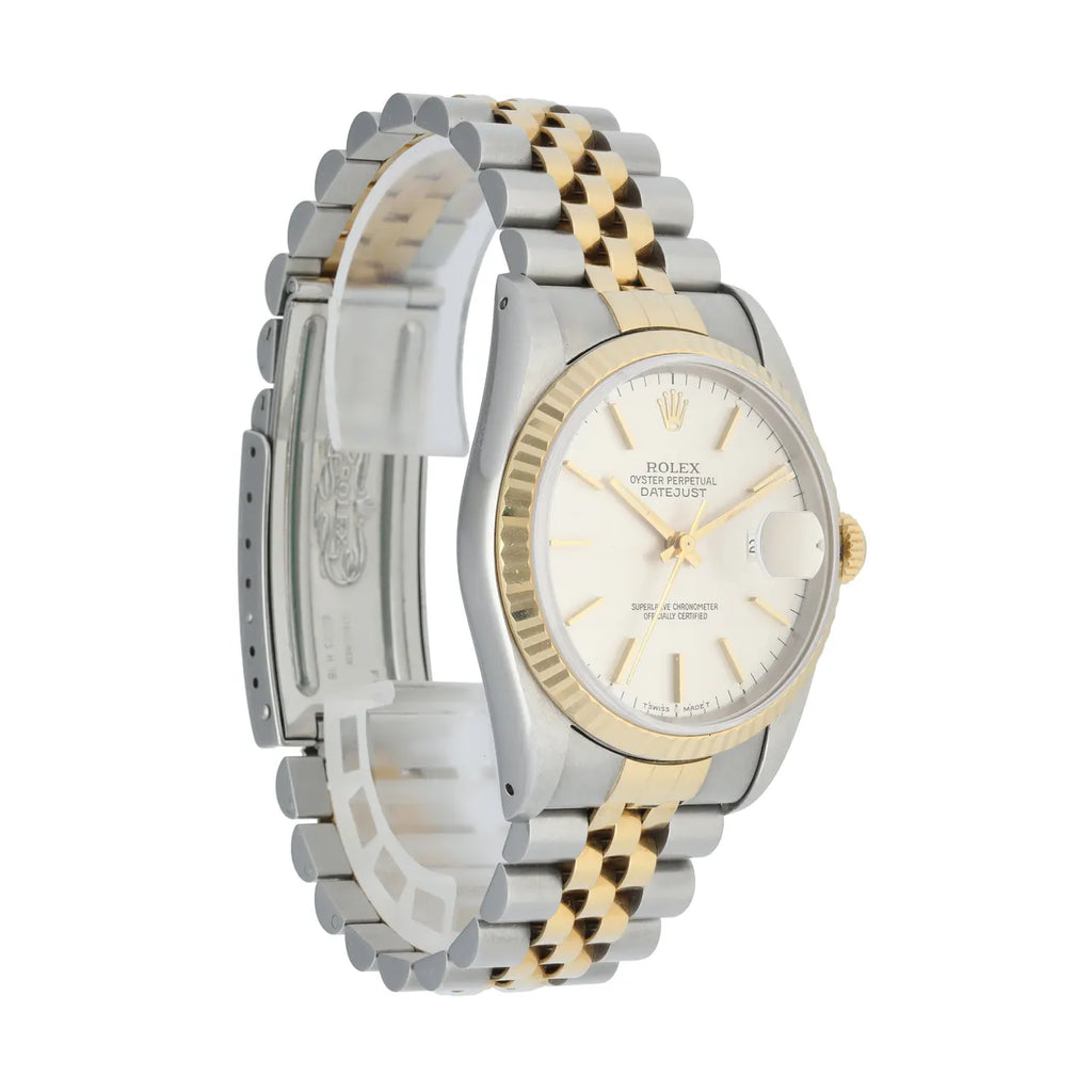 Rolex Two-Tone Silver Dial datejust - Hình 3