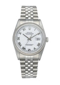 Rolex Datejust White Roman Dial stainless steel