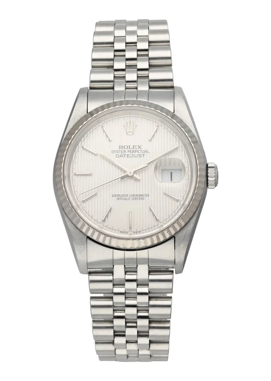 Rolex Silver Linen Dial