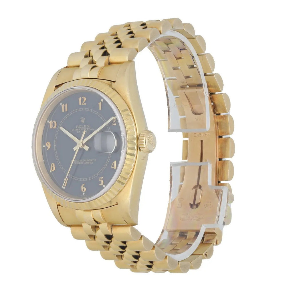 Rolex Gold Dark Blue Dial - Hình 2