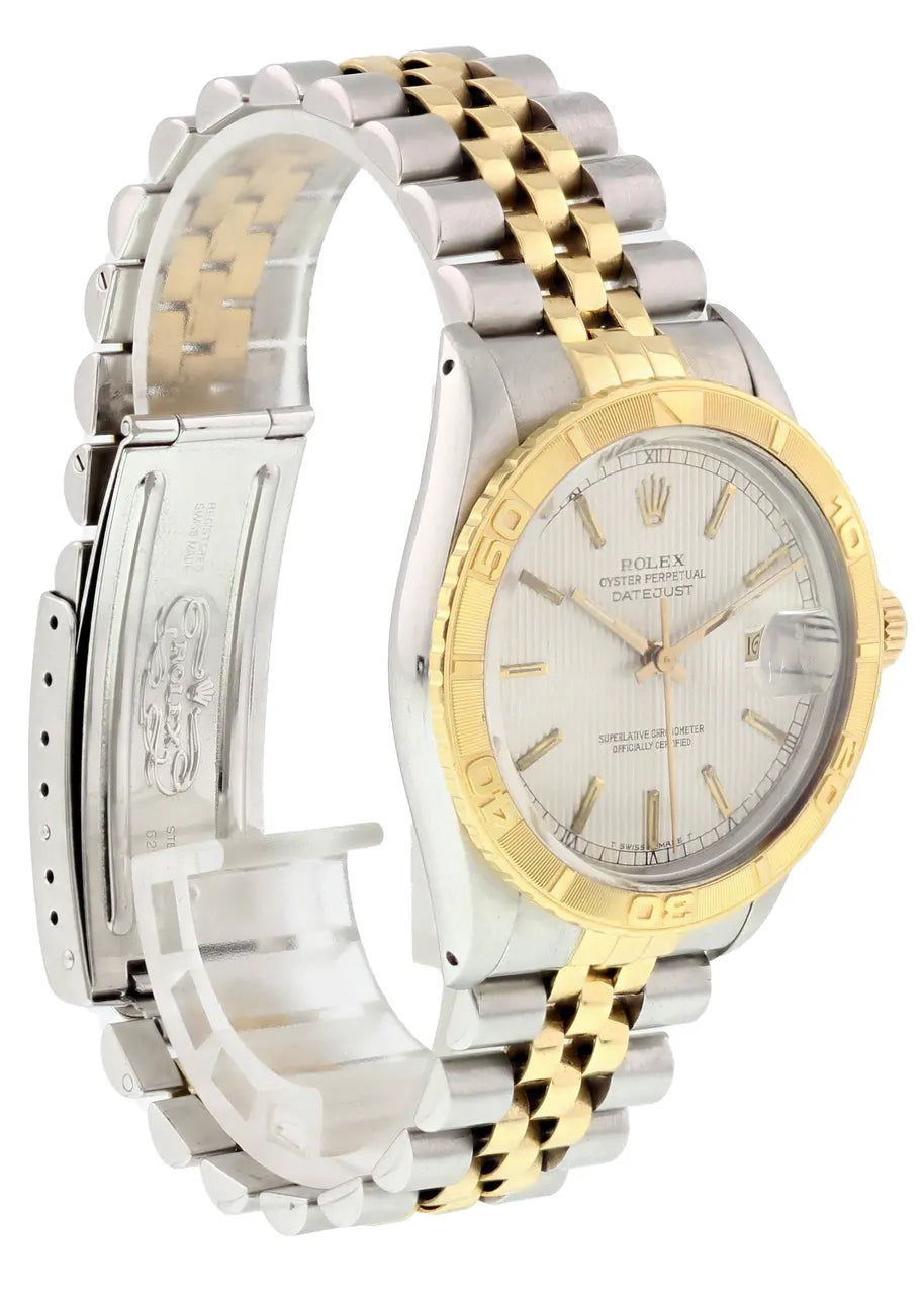 datejust Rolex Two-Tone Silver Dial - Hình 4