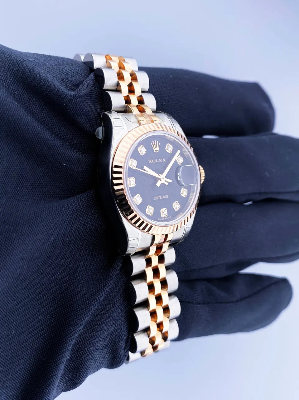 Rolex Black Diamond Jubilee Two-Tone - Hình 4