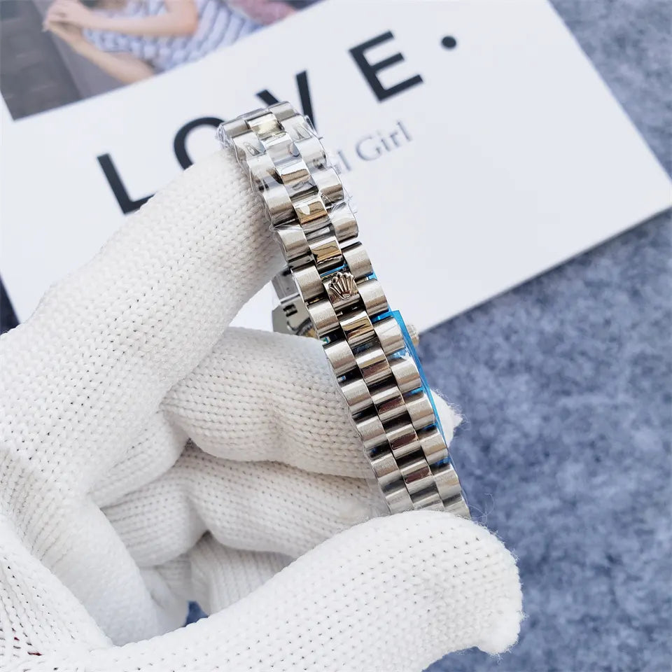 Rolex Datejust Diamond Champagne Ladies - Hình 2