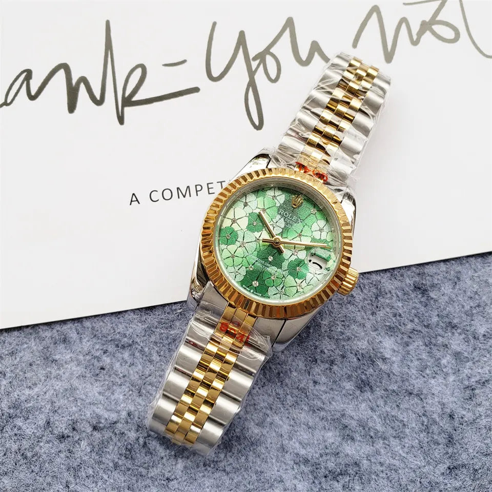 Rolex Green Clover Datejust - Hình 5
