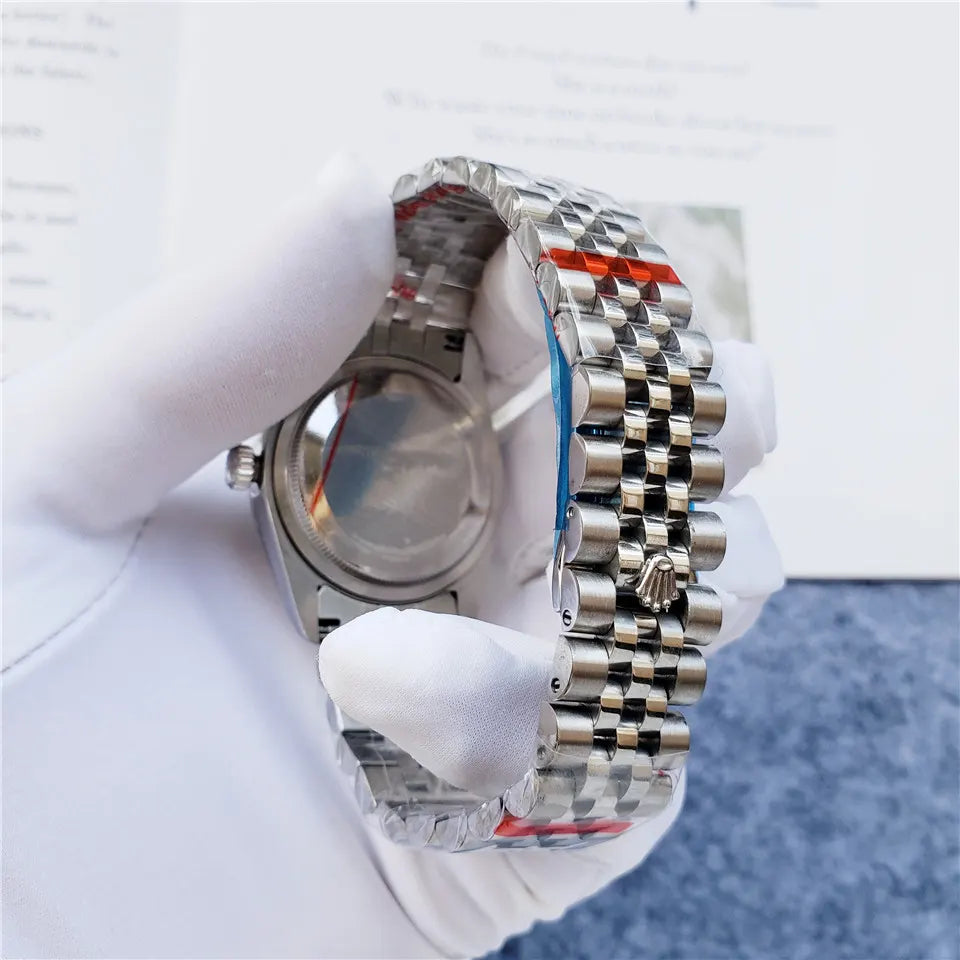 Rolex Datejust Black Dial Fluted - Hình 5