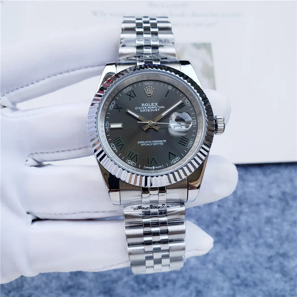 Rolex Rhodium Roman Dial