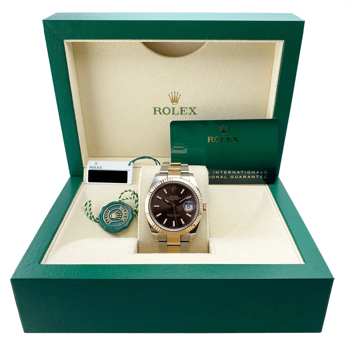 Datejust Chocolate Dial Two-Tone