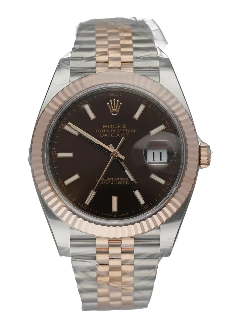Rolex Chocolate Dial Two-Tone