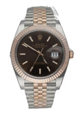 Rolex Chocolate Dial Two-Tone