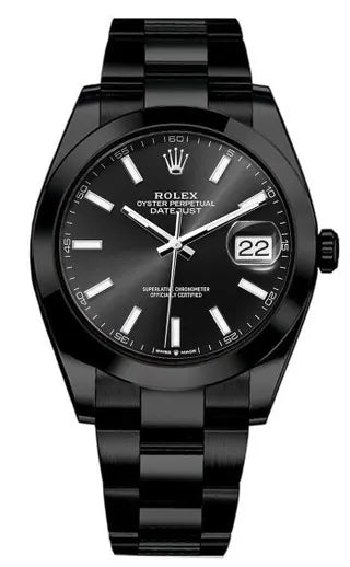 Black Rolex Datejust Oyster Perpetual