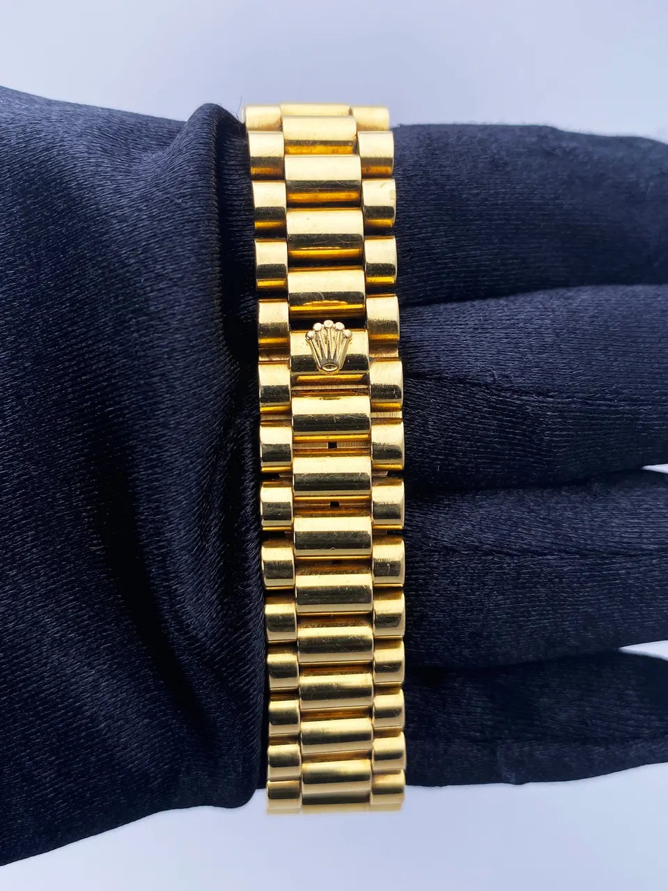 Rolex Gold Blue Diamond Datejust - Hình 8