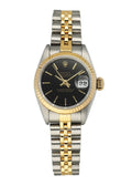 Rolex Datejust Black Dial Two-Tone