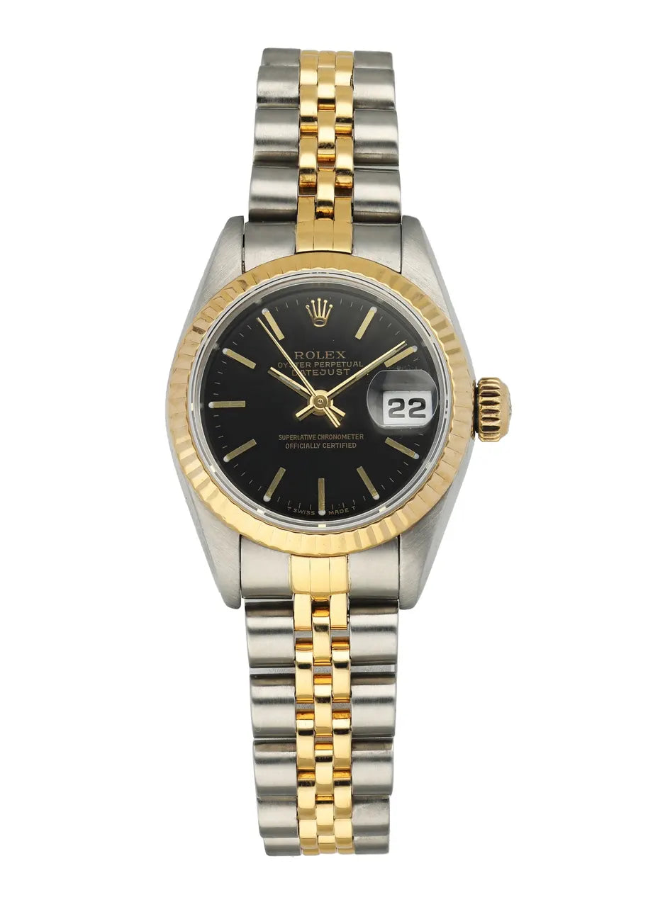 Rolex Datejust Black Dial Two-Tone - Hình 2