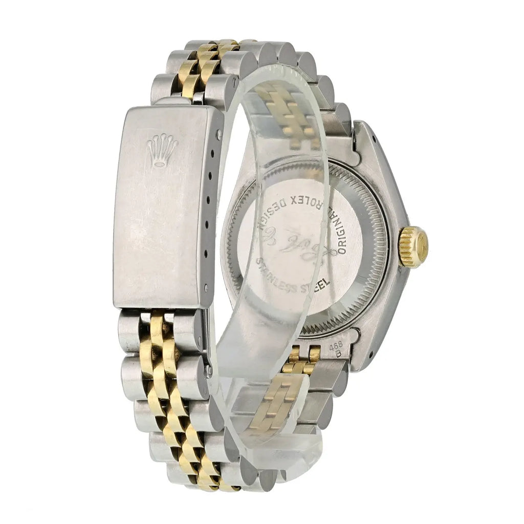 Rolex Two-Tone Silver Diamond - Hình 8