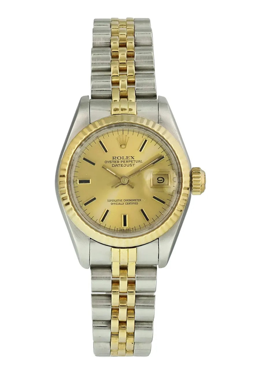 datejust oyster Rolex Two-Tone Gold Dial - Hình 2