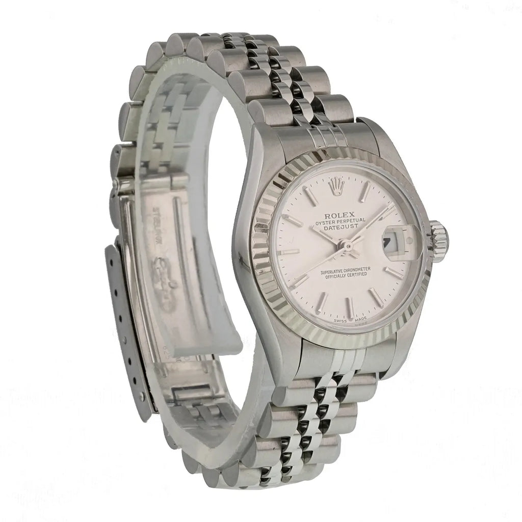 Rolex Datejust Silver Fluted - Hình 3