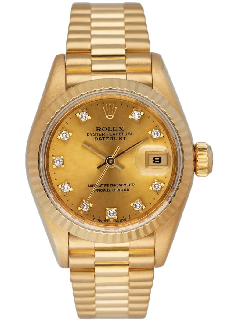 Rolex Gold Diamond Champagne