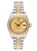 gold Rolex Two-Tone Diamond Datejust