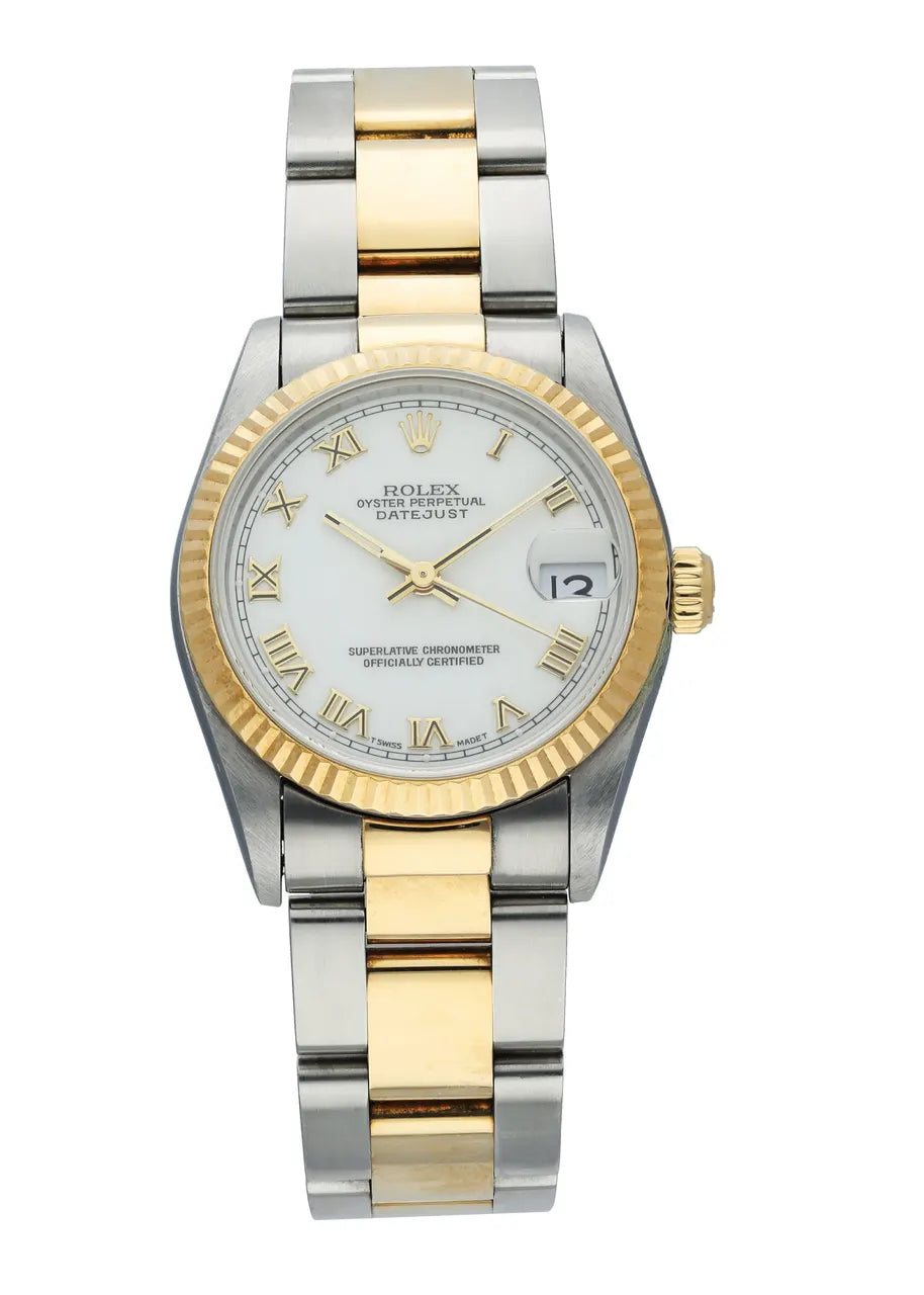 Rolex Two-Tone White Roman Dial