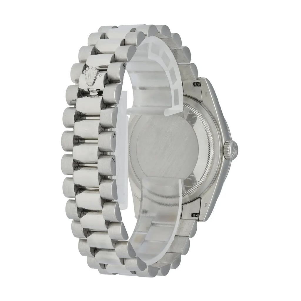 Rolex Day-Date Silver Dial stainless steel - Hình 4
