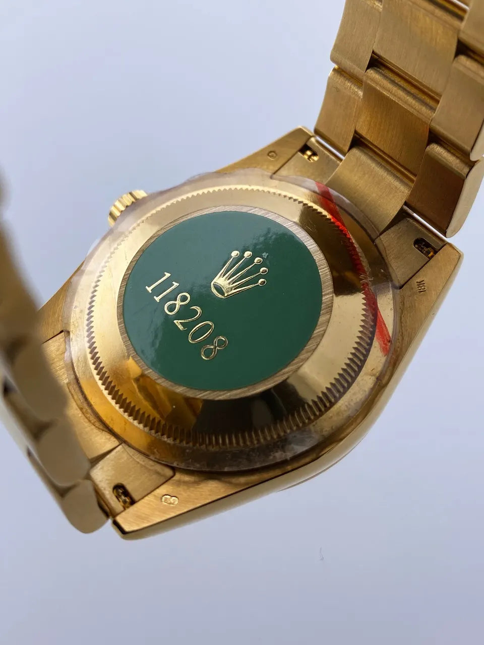 yellow Rolex Gold Champagne Day-Date - Hình 9
